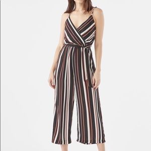 JustFab Wrapped Cami Cropped Jumpsuit